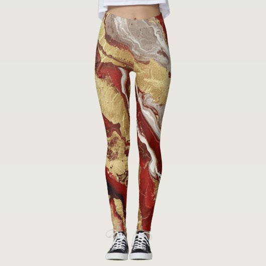 Leggings mit wirbelnder Gestaltung (Vorderseite)