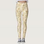 Leggings mit zartem Blumendruck (Vorderseite)