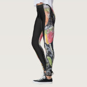 Leggings - Mixed Media Flowers (Links)