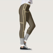 Leggings Mondrian Brown Beige 2 (Rechts)