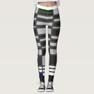 Leggings Mondrian Inspirierte 2 [Keine Farbe auf d