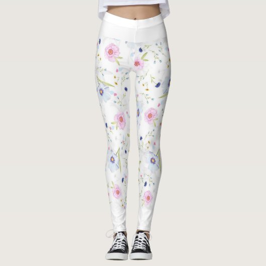Leggings Motiv Schwarzweiß (Vorderseite)