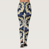 Leggings - Muster der Blume "geteerte Sterne" (Rückseite)