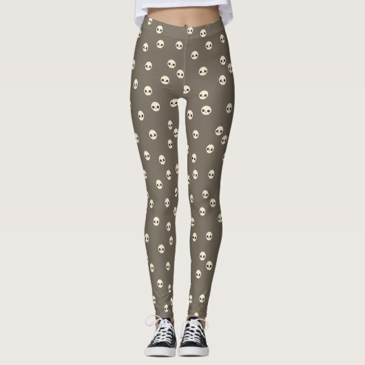 Leggings niedlich Skulls (Vorderseite)