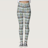 Leggings Niedliche Figaro Car Muster (Vorderseite)
