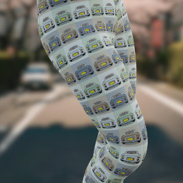 Leggings Niedliche Figaro Car Muster