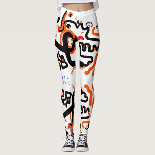 Leggings "Ojos di Surreo Mirroris" durch Jakob (Vorderseite)