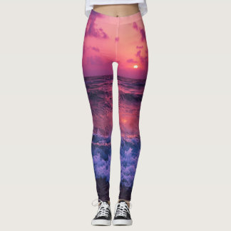 Leggings | Öko Fitness Lila SunSet