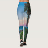 Leggings | Öko Fitness Palms (Rückseite)