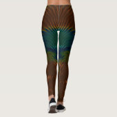 Leggings ~ Orange, Green und Blue (Rückseite)