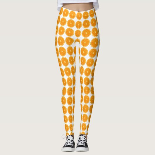 Leggings - Orange Slice 2 (Vorderseite)