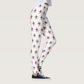 Leggings-Patriotische Stars Leggings (Rechts)