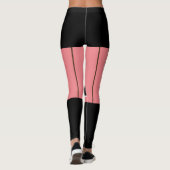 Leggings (Peach Black) RFPMDesign ©️ 2024 (Rückseite)