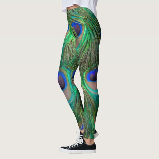 Leggings-Pfauenfedern Leggings (Links)