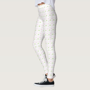 Leggings Pink Green Sweethearts All-Over-Muster