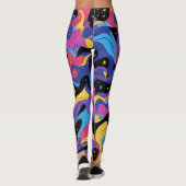 Leggings Psicodelico Colorido (Rückseite)