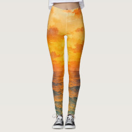 Leggings puesta de sol
