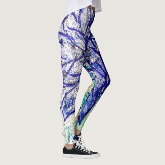 Leggings Rare Blue Dalhia (Rechts)