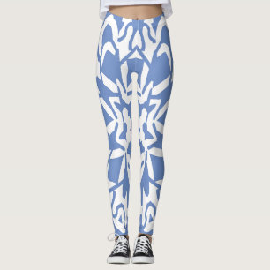 Leggings "Ratti_Creative_Arts", blau-weiß