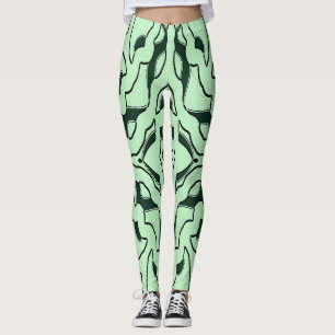 Leggings "Ratti_Creative_Arts", grün, nahtlos