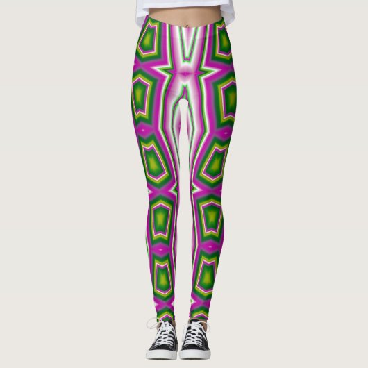 Leggings "Ratti_Creative_Arts" mit geometrischen M (Vorderseite)