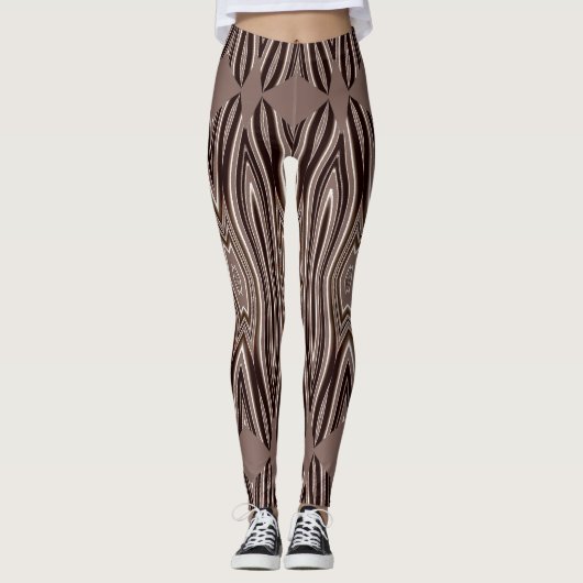 Leggings "Ratti_Creative_Arts", niedlich, braun (Vorderseite)