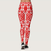 Leggings "Ratti_Creative_Arts", rot, nahtlos (Rückseite)