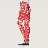 Leggings "Ratti_Creative_Arts", rot, nahtlos (Links)