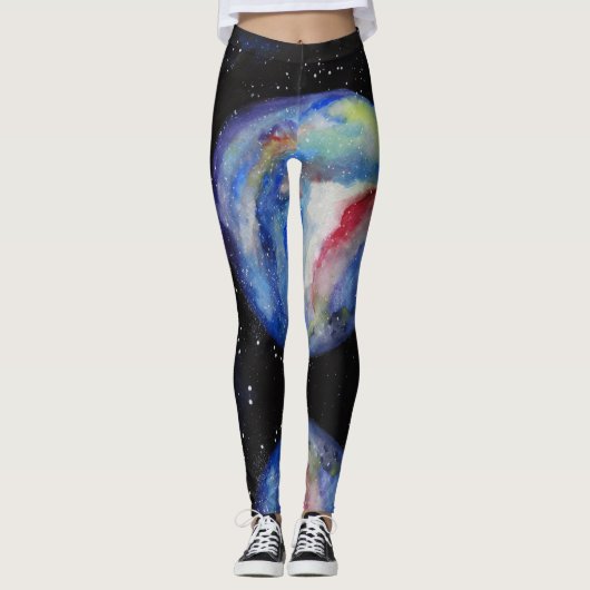 Leggings Raumplanet (Vorderseite)