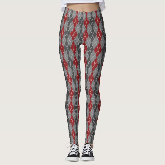Leggings Raute Ashes und Embers (Vorderseite)