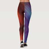 Leggings - Regenbogen der Farbe (Rückseite)
