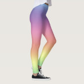 Leggings - Regenbogenfarbene Streifen (Rechts)