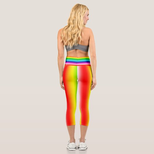 Leggings - Regenbogenstreifen (Rückseite)