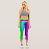 Leggings - Regenbogenstreifen (Vorderseite)