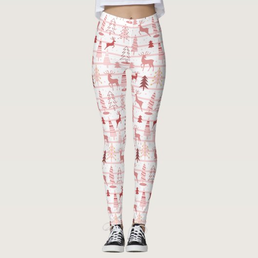 Leggings Rentier und Christmas Tree (Vorderseite)