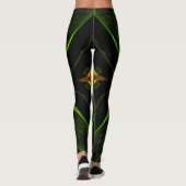 Leggings-Ritter verkörpern Athletik Leggings (Rückseite)