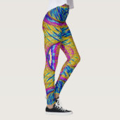 Leggings ~ rosa blau gelb ~ Original (Rechts)