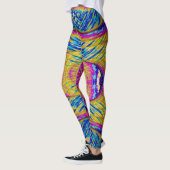 Leggings ~ rosa blau gelb ~ Original (Links)