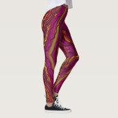 Leggings ~ rosa gelb ~ Original (Rechts)