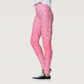 Leggings - rosa Glitzer-Zauber (Links)