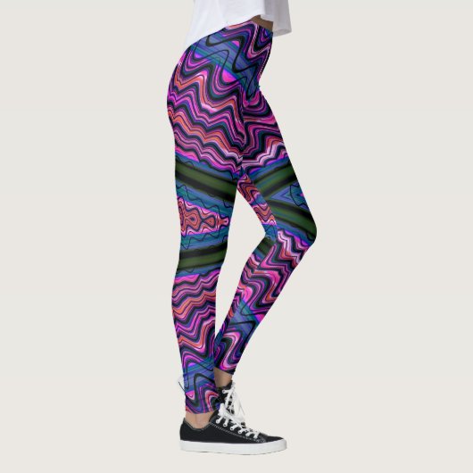 Leggings ~ rosa grün ~ Original (Rechts)