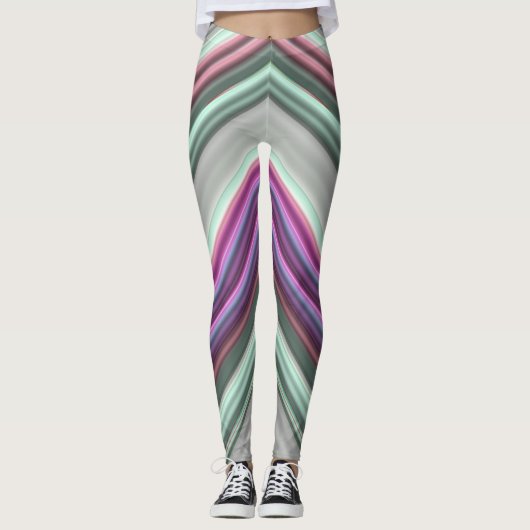 Leggings ~ rosa maul grün ~ Original (Vorderseite)