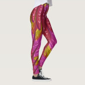 Leggings ~ Rosa rotes Goldblau ~ Original (Rechts)