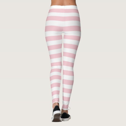 Leggings, rosa und weiß gestrichen leggings (Rückseite)