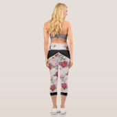 Leggings Rose - Capri (leicht grau) (Rückseite)