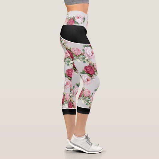 Leggings Rose - Capri (leicht grau) (Rechts)