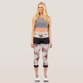 Leggings Rose - Capri (leicht grau) (Vorderseite)