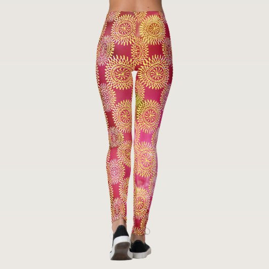 Leggings Rosé doré (Rückseite)