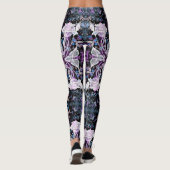 Leggings Rose und Schmetterlinge (Rückseite)