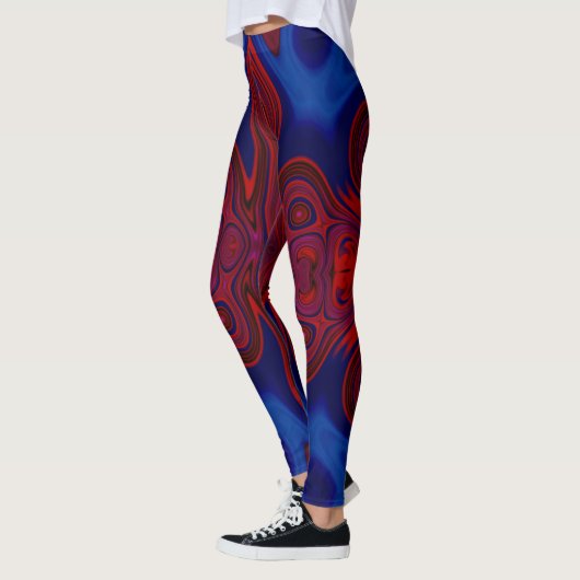 Leggings ~ Rot blau ~ Original (Links)